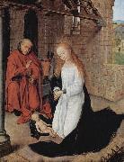 Hans Memling Christi Geburt oil